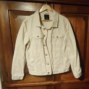 Stone Jersey River Island Jean Jacket